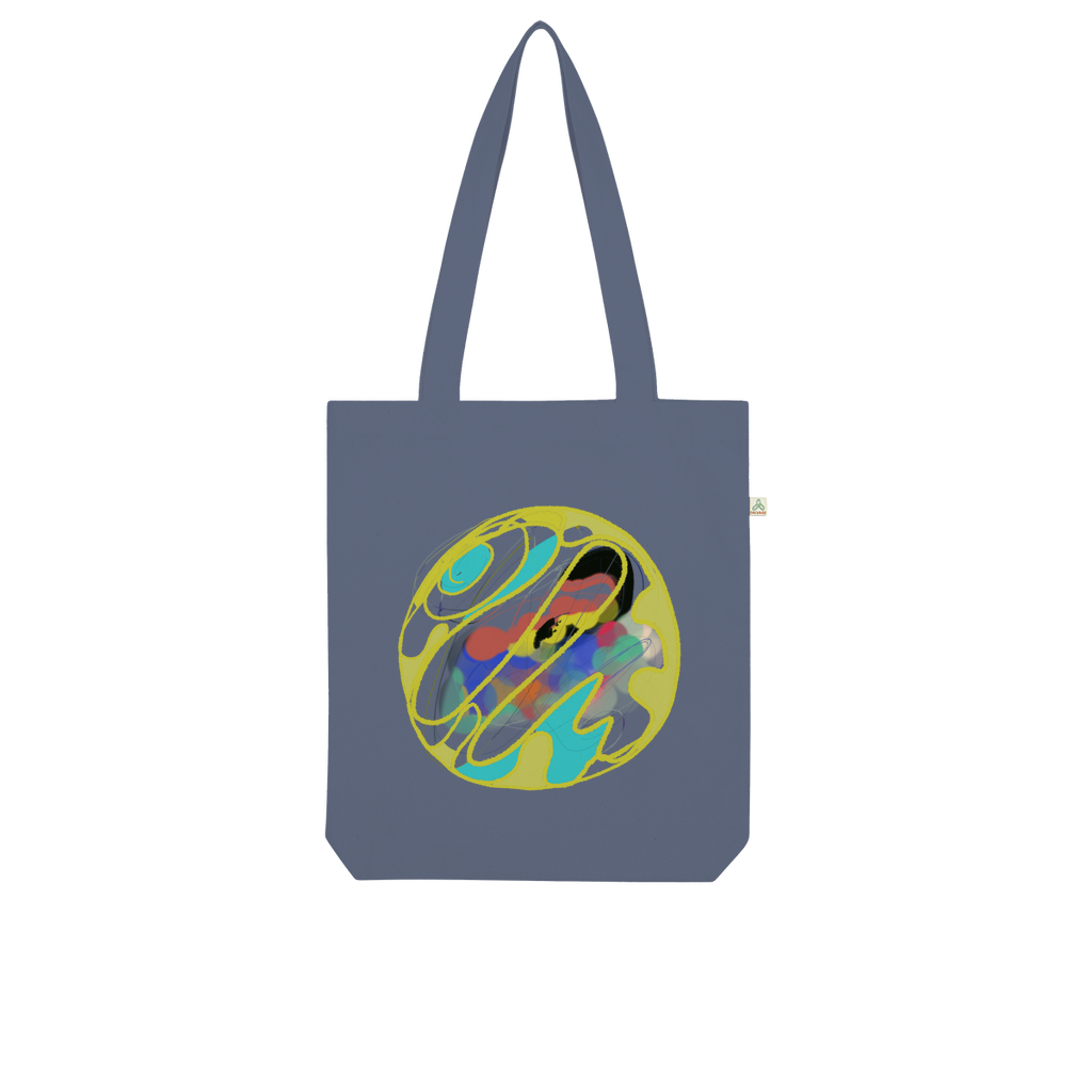 Boho in Circle Organic Tote Bag