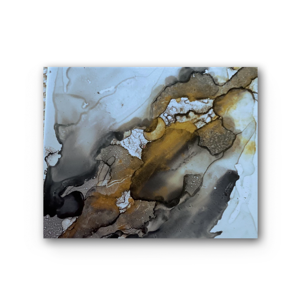 Lava Flow Premium Stretched Canvas