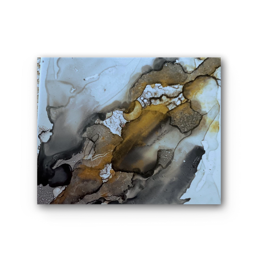 Lava Flow Premium Stretched Canvas