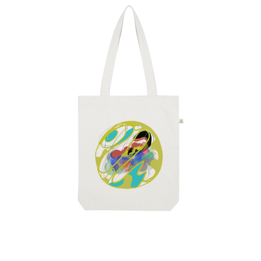 Boho in Circle Organic Tote Bag