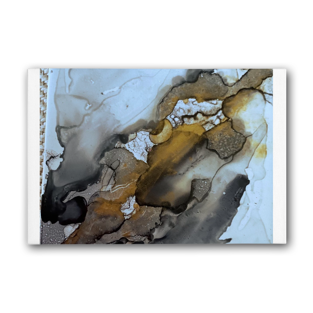 Lava Flow Premium Stretched Canvas