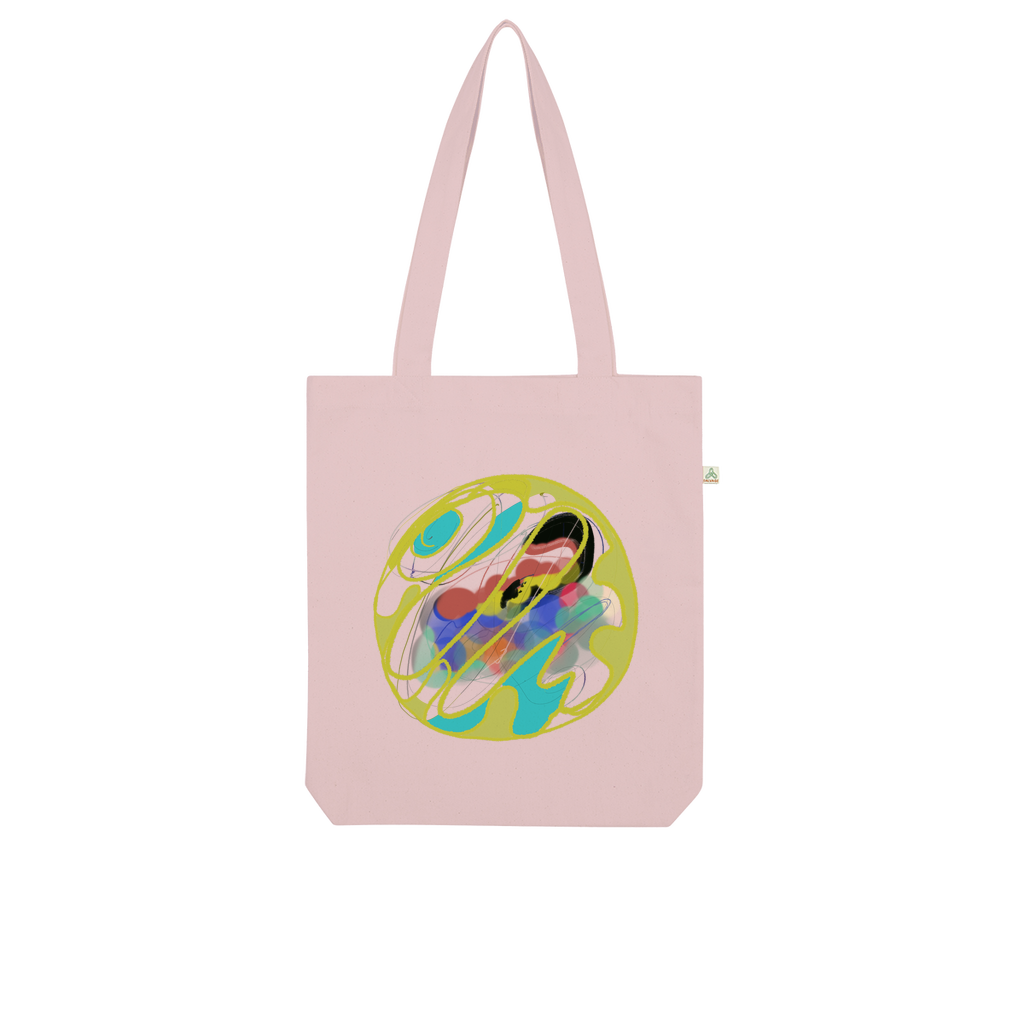 Boho in Circle Organic Tote Bag