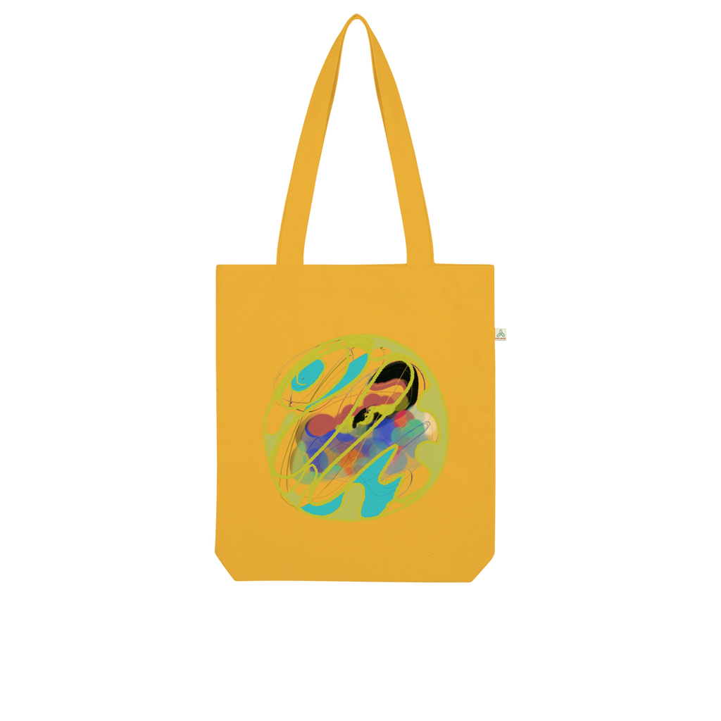 Boho in Circle Organic Tote Bag