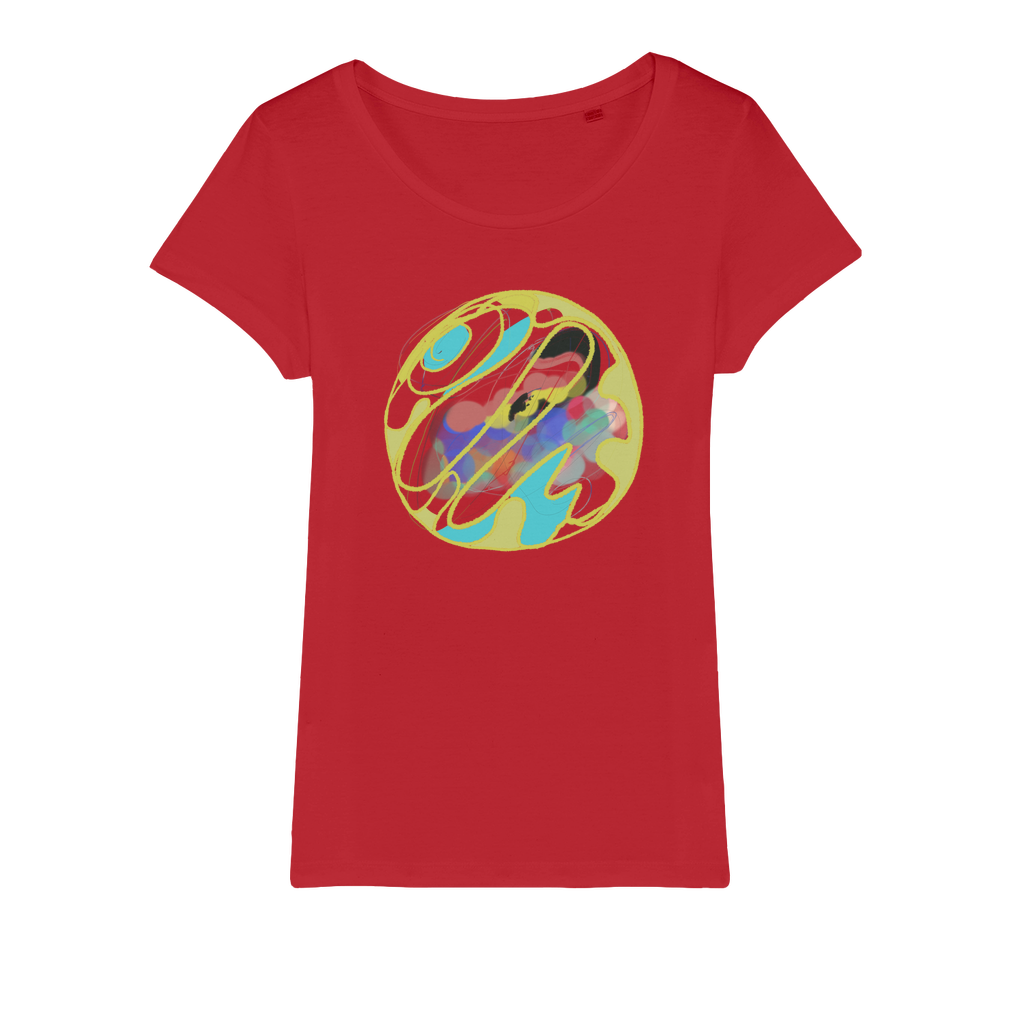 Boho in Circle Organic Jersey Womens T-Shirt