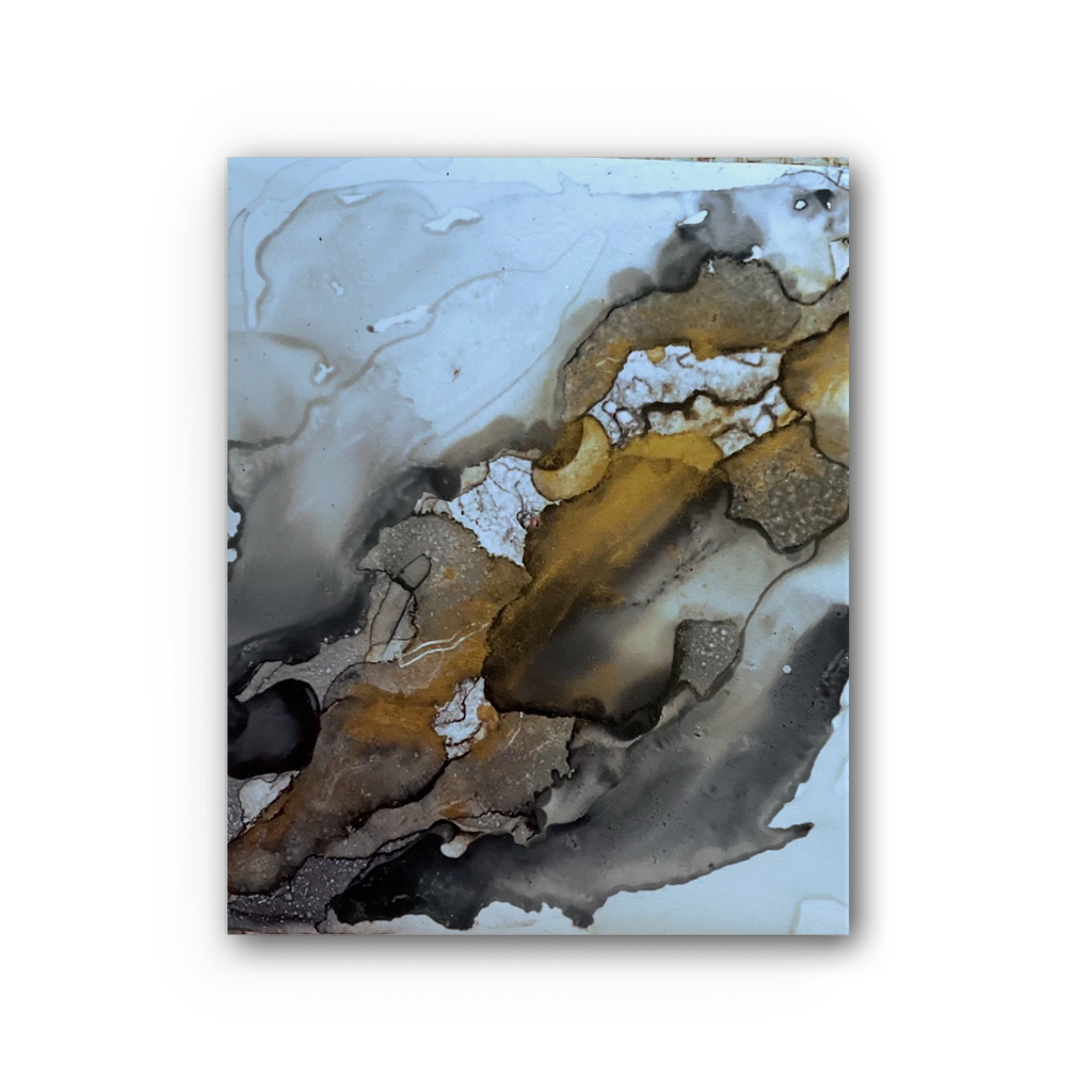 Lava Flow Premium Stretched Canvas