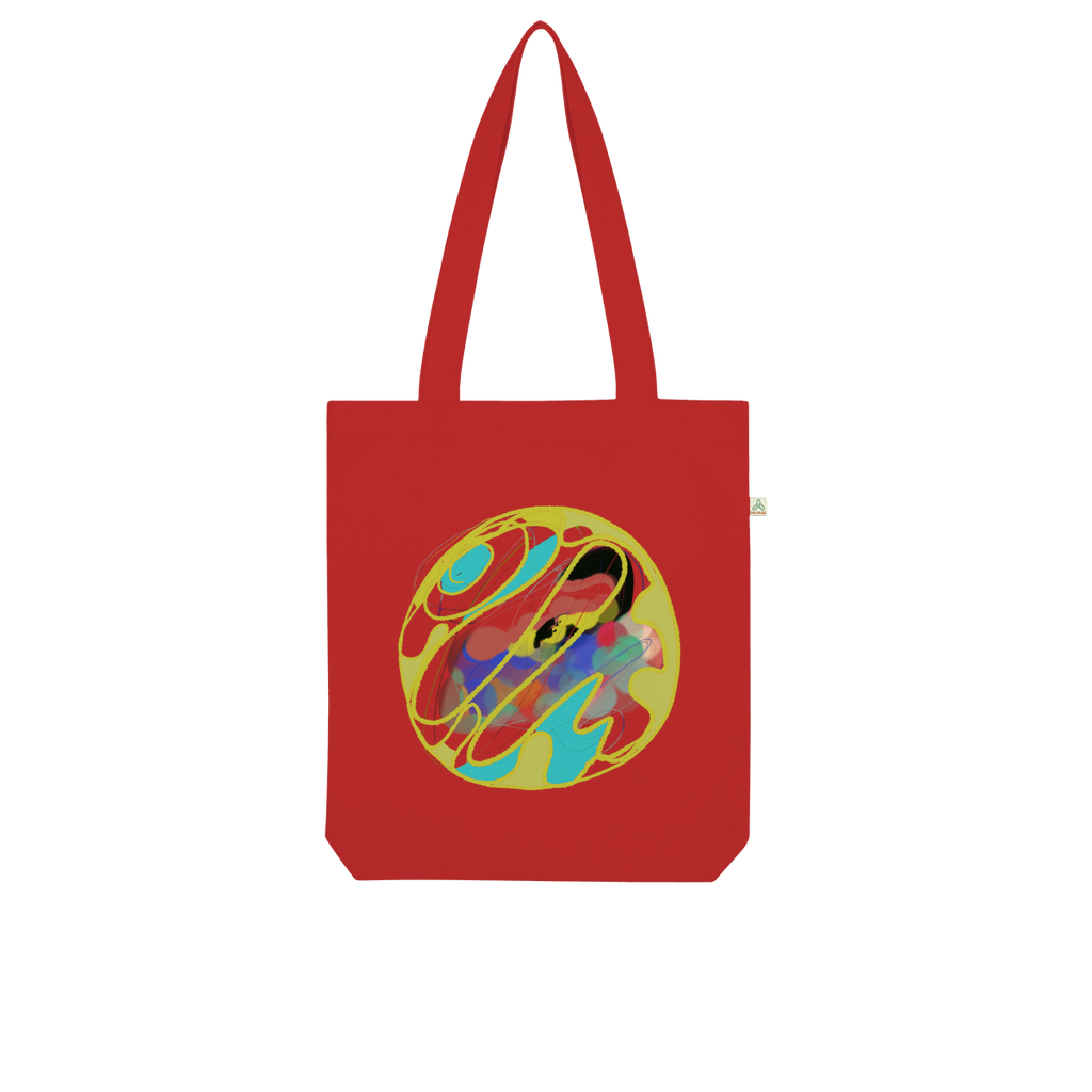 Boho in Circle Organic Tote Bag