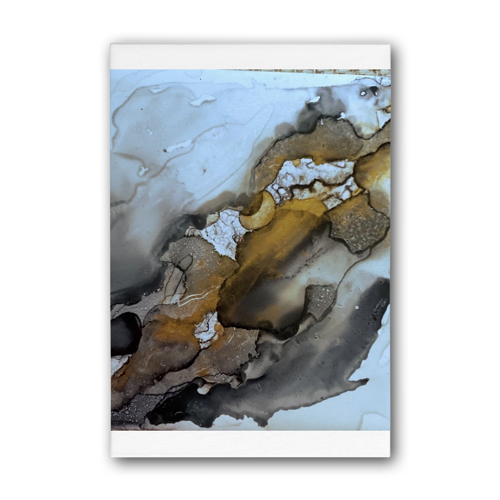 Lava Flow Premium Stretched Canvas