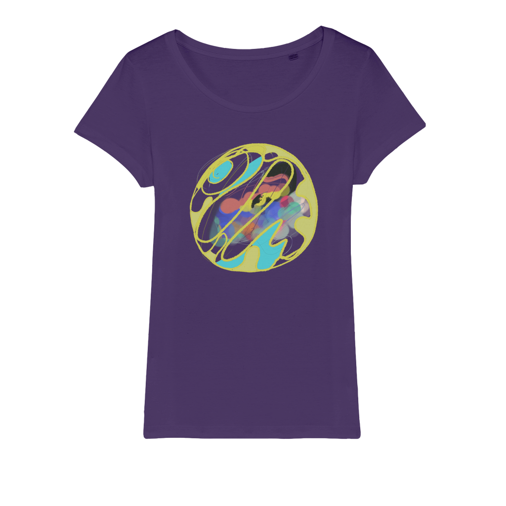 Boho in Circle Organic Jersey Womens T-Shirt