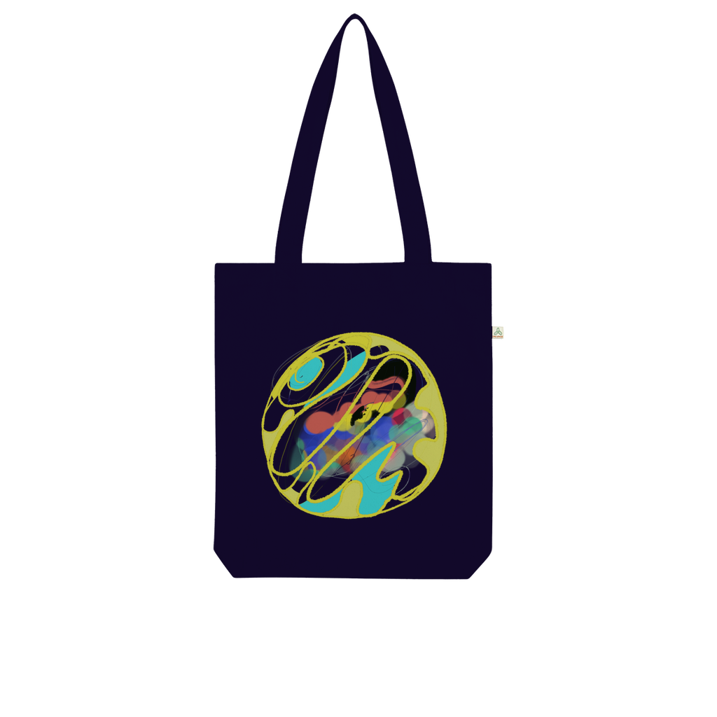 Boho in Circle Organic Tote Bag