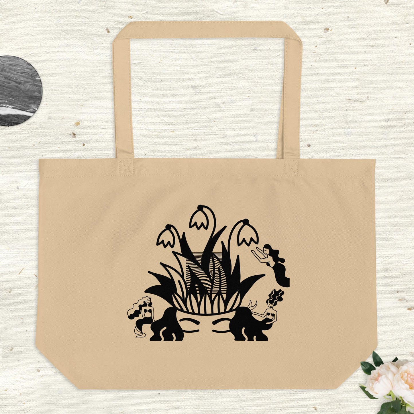 Large Organic  Tote Bag